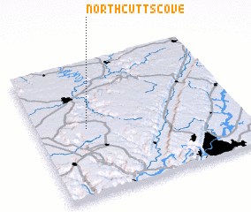 3d view of Northcutts Cove