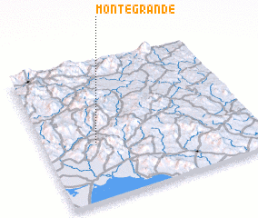 3d view of Monte Grande