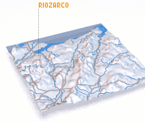 3d view of Río Zarco