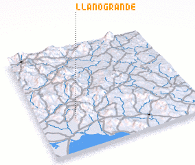 3d view of Llano Grande