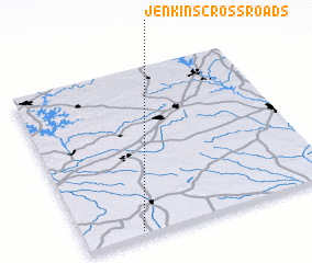 3d view of Jenkins Crossroads