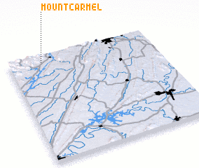 3d view of Mount Carmel