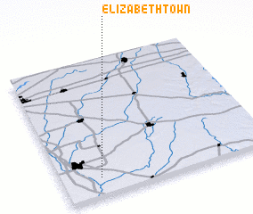 3d view of Elizabethtown