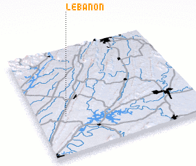 3d view of Lebanon