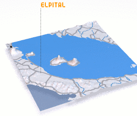 3d view of El Pital
