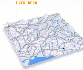 3d view of La Caldera