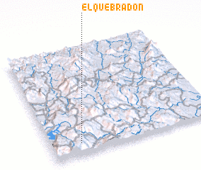 3d view of El Quebradón