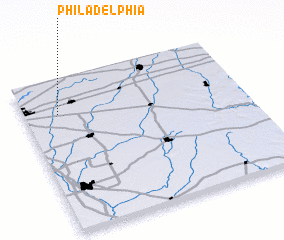 3d view of Philadelphia