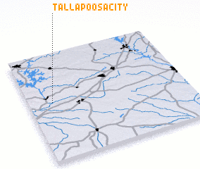 3d view of Tallapoosa City