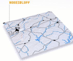 3d view of Hokes Bluff