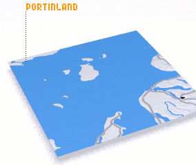 3d view of Port Inland