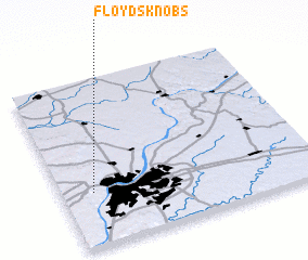 3d view of Floyds Knobs