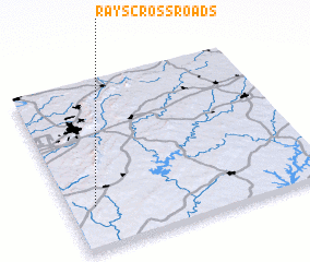 3d view of Rays Crossroads