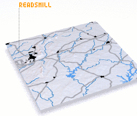 3d view of Reads Mill