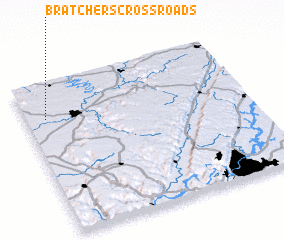 3d view of Bratchers Crossroads