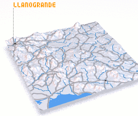 3d view of Llano Grande