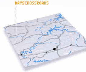 3d view of Days Crossroads