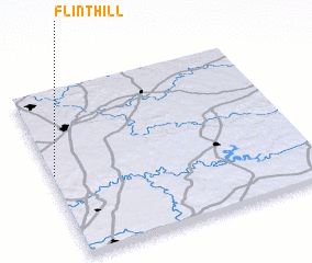 3d view of Flint Hill