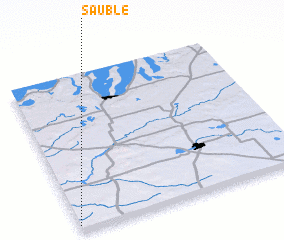 3d view of Sauble