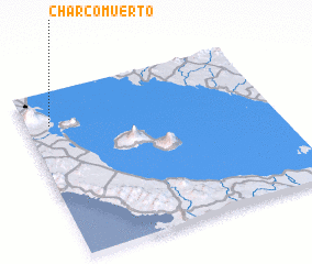 3d view of Charco Muerto