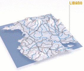 3d view of Líbano