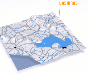 3d view of Las Minas