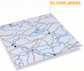 3d view of Pilcher Landing