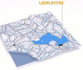 3d view of Las Playitas