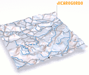 3d view of Jícaro Gordo