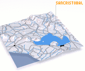 3d view of San Cristóbal