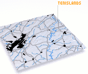 3d view of Ten Islands