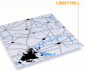 3d view of Liberty Hill