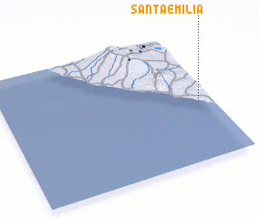 3d view of Santa Emilia