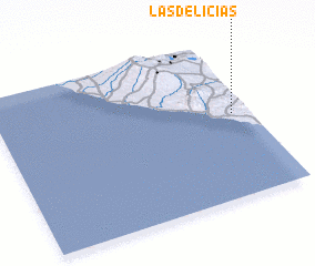 3d view of Las Delicias