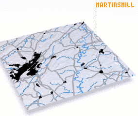 3d view of Martins Mill