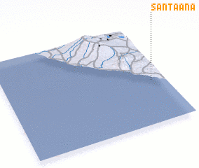 3d view of Santa Ana