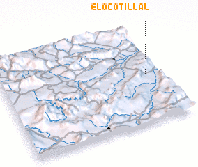 3d view of El Ocotillal