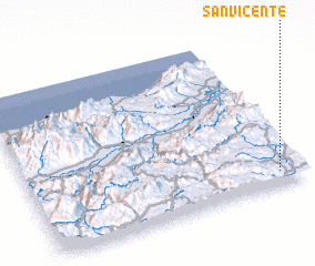 3d view of San Vicente