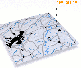 3d view of Dry Valley