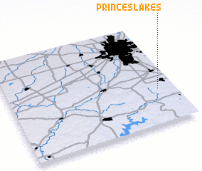 3d view of Princes Lakes