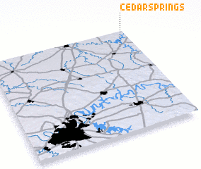 3d view of Cedar Springs