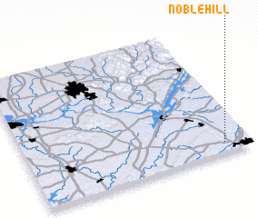 3d view of Noble Hill