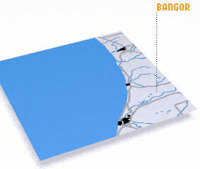 3d view of Bangor