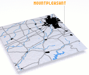 3d view of Mount Pleasant