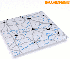 3d view of Hollow Springs