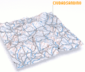 3d view of Ciudad Sandino