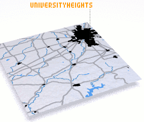 3d view of University Heights