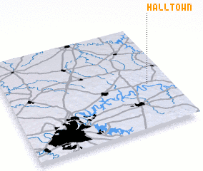 3d view of Halltown