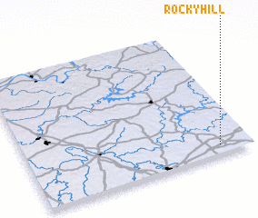 3d view of Rocky Hill