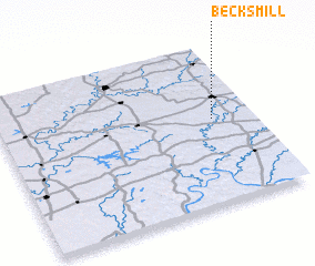 3d view of Becks Mill